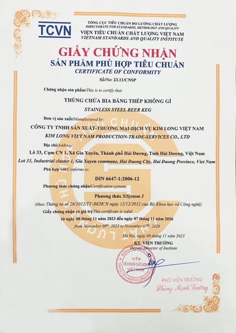 Chứng nhận ok Chứng nhận ok